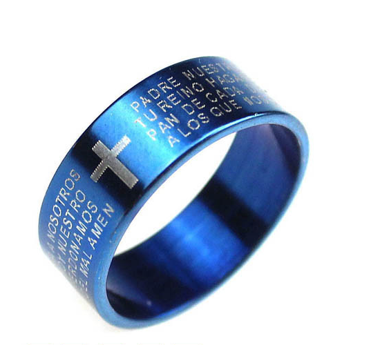 Bague croix chretienne – Image 3