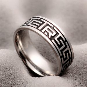 Bague pour homme acier inoxydable
