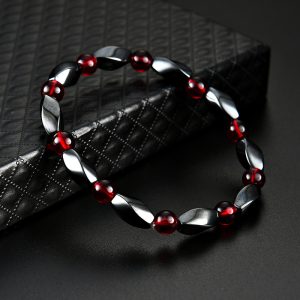 Bracelet agate rouge