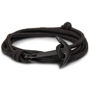 Bracelet ancre de bateau homme