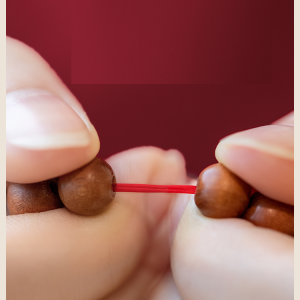 Bracelet bouddhiste bois