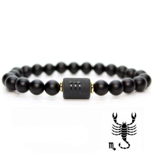Bracelet constellation scorpion