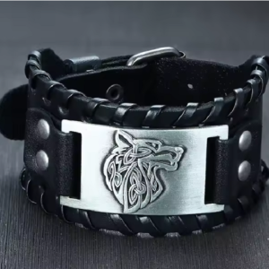 Bracelet cuir de force homme