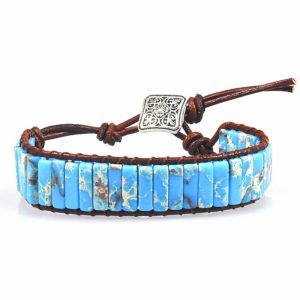 Bracelet indien turquoise homme