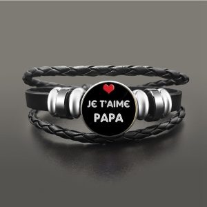 Bracelet papa je t&rsquo;aime