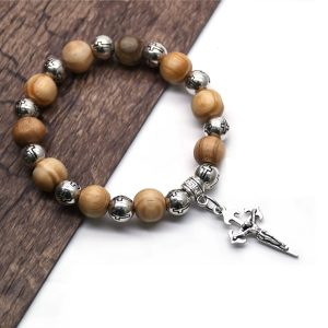 Bracelet religieux bois
