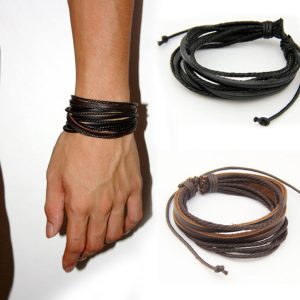 Bracelet tressé homme