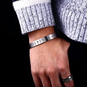 Bracelet viking acier