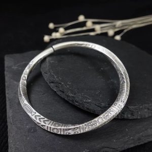 Bracelet viking argent