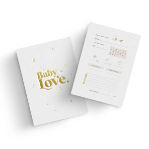 Zakuw – Cartes pronostiques gender reveal baby love