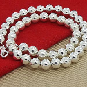 Collier perle argent