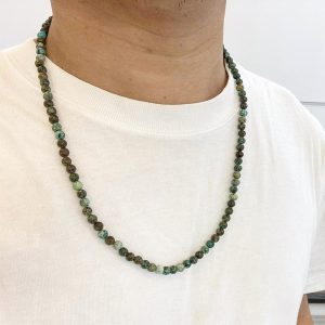 Collier perles colorées