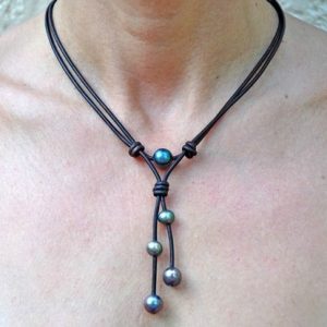 Collier perles de culture ancien