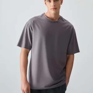 t‑shirt homme oversize coton épais doux- 88377