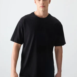 t‑shirt oversize homme coton épais doux- 88353
