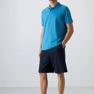 polo homme coton épais doux coupe standard - 88351