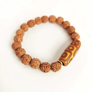 Bracelet en perles de bois