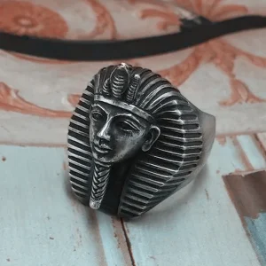 Bague tete pharaon gitan
