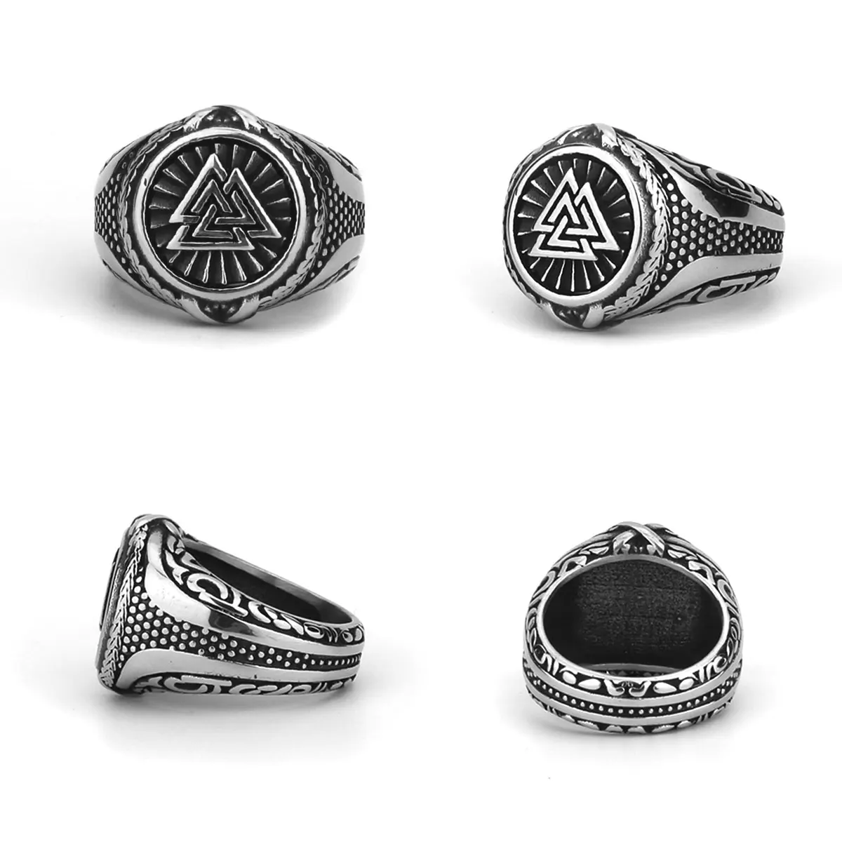 Bague acier papy biker – Image 4