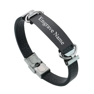 Bracelet cuir homme personnalisable