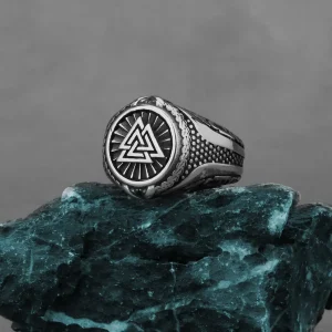 Bague acier papy biker