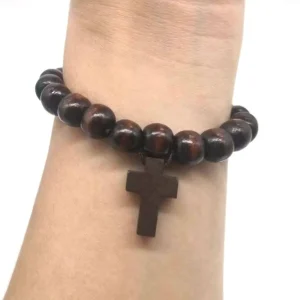 Bracelet religieux en bois