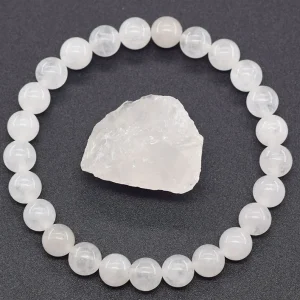 Bracelet en perle blanche