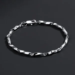 Bracelet chaine homme acier inoxydable