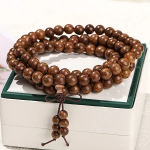Bracelet mala bois de santal