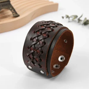 Bracelet cuir homme de force