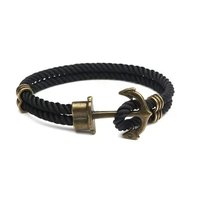 Bracelet avec ancre homme – Image 3