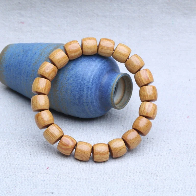 Bracelet homme perle en bois – Image 2