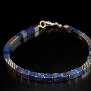 Bracelet en pierre hématite mélange de pierre