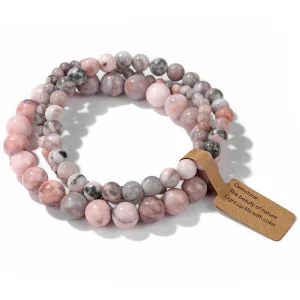 Bracelet perle rose