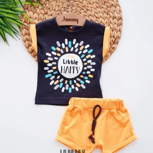 Ensemble 2 pièces enfant avec short Little Happy coton