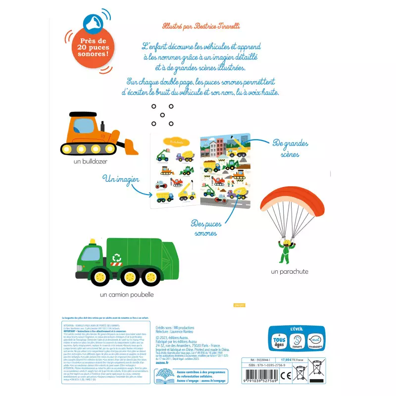 Auzou – Mes premiers véhicules à écouter – Image 3