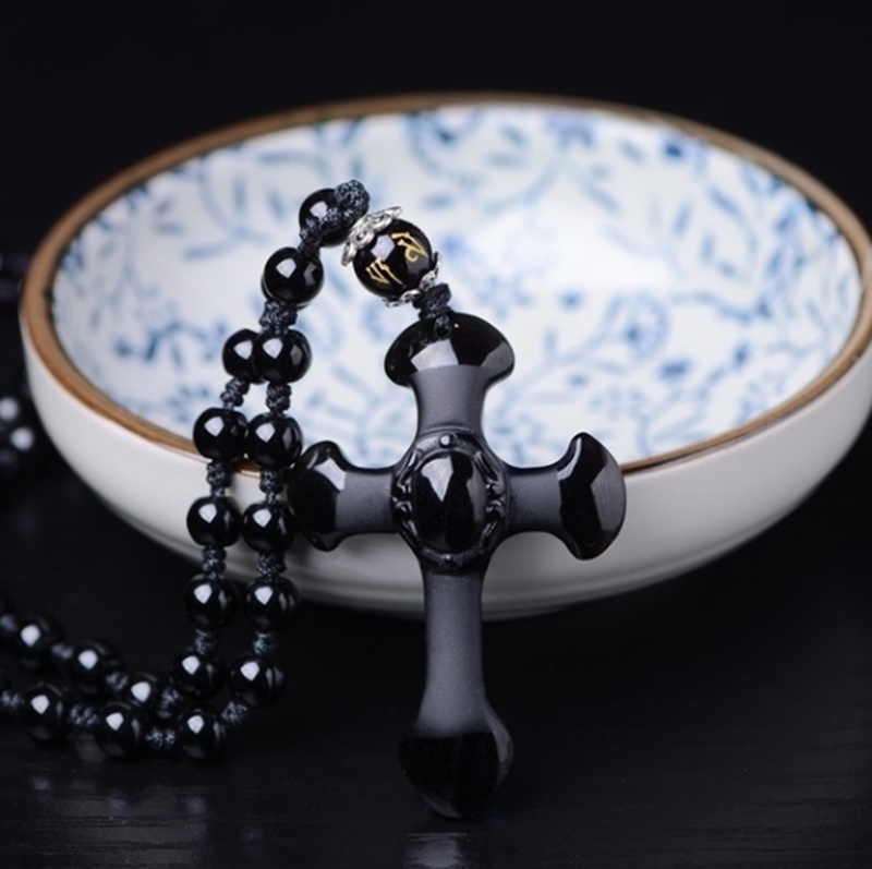 Pendentif croix homme luxe – Image 3