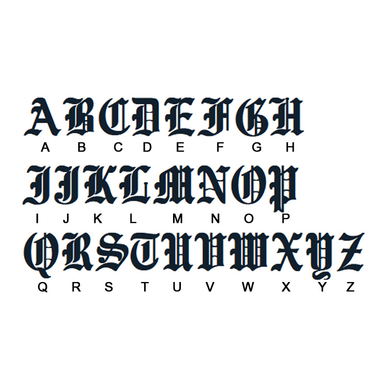 Pendentif lettre gothique – Image 6