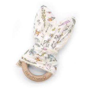 BABYSHOWER – Anneau de dentition Lapin LIBERTY Theo