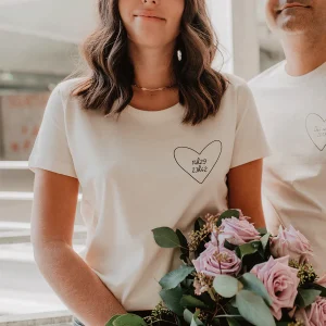 Tee-shirt Femme Mon coeur